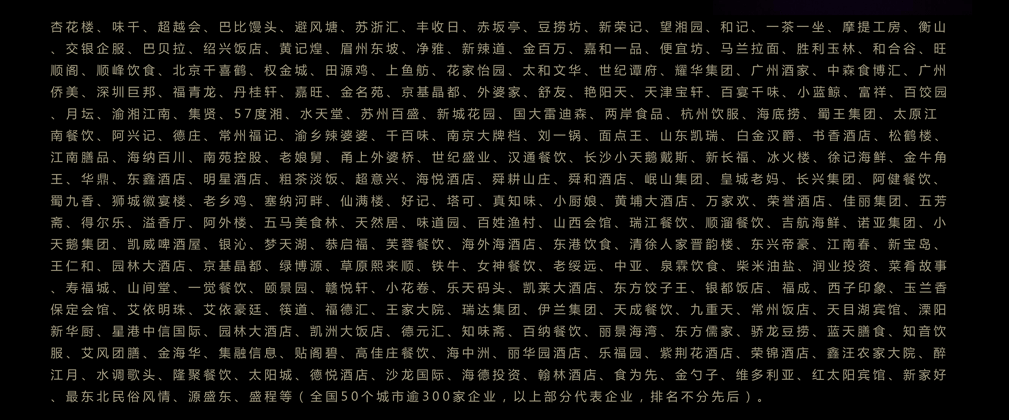 中國(guó)餐飲酒店 領(lǐng)袖峰會(huì)