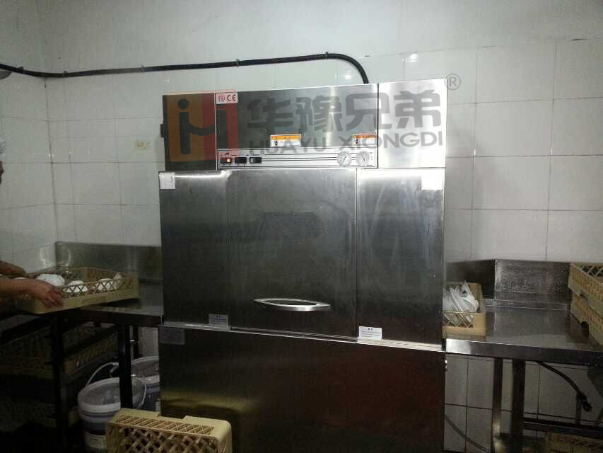 臺州學(xué)校食堂超聲波洗碗機價格|臺州餐具消毒長龍式洗碗機價格