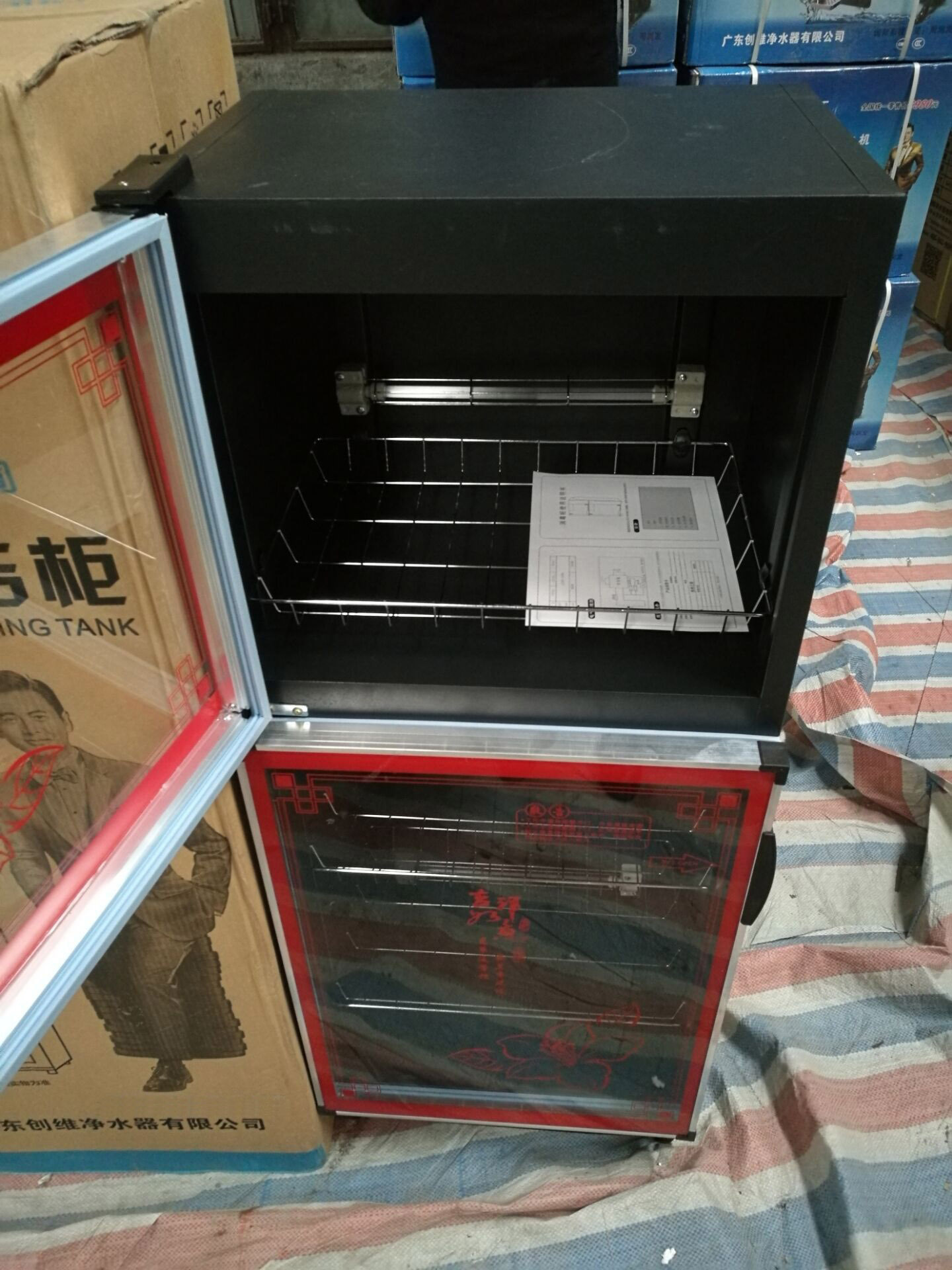 各品牌家用消毒柜 大容量中溫雙門立式消毒碗柜 會銷禮品廠家批發