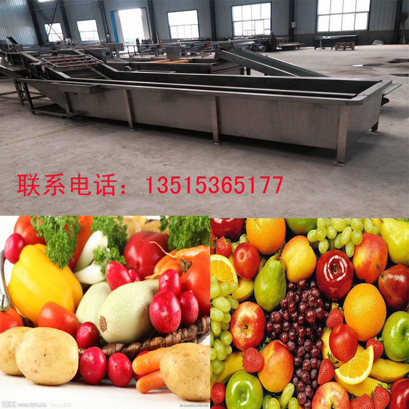 供應(yīng)紅薯清洗機(jī) 全自動連續(xù)式清洗風(fēng)干流水線 洗菜機(jī)商用