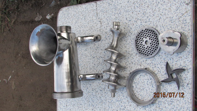 合眾出品不銹鋼32號(hào)絞肉機(jī)手動(dòng)電動(dòng)兩用碎肉機(jī)絞雞骨架 商用大號(hào)