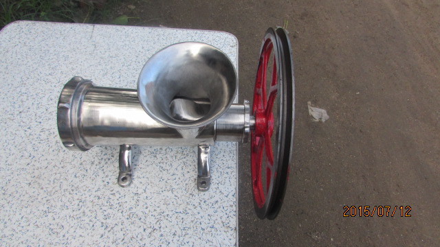 合眾出品不銹鋼32號(hào)絞肉機(jī)手動(dòng)電動(dòng)兩用碎肉機(jī)絞雞骨架 商用大號(hào)