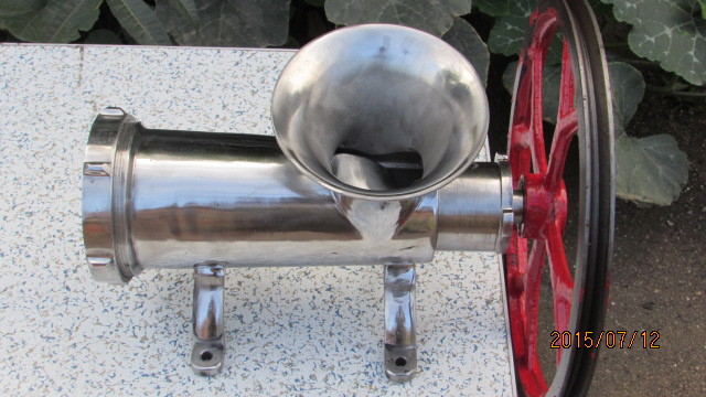 合眾出品不銹鋼32號(hào)絞肉機(jī)手動(dòng)電動(dòng)兩用碎肉機(jī)絞雞骨架 商用大號(hào)