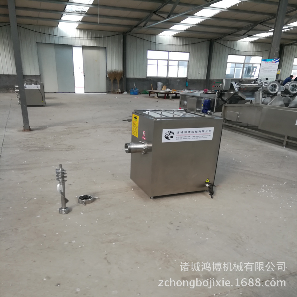 大型商用肉類絞肉機 全自動不銹鋼絞肉機 易清洗 食品級材質(zhì)