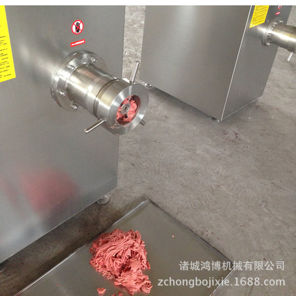 大型商用肉類絞肉機 全自動不銹鋼絞肉機 易清洗 食品級材質(zhì)