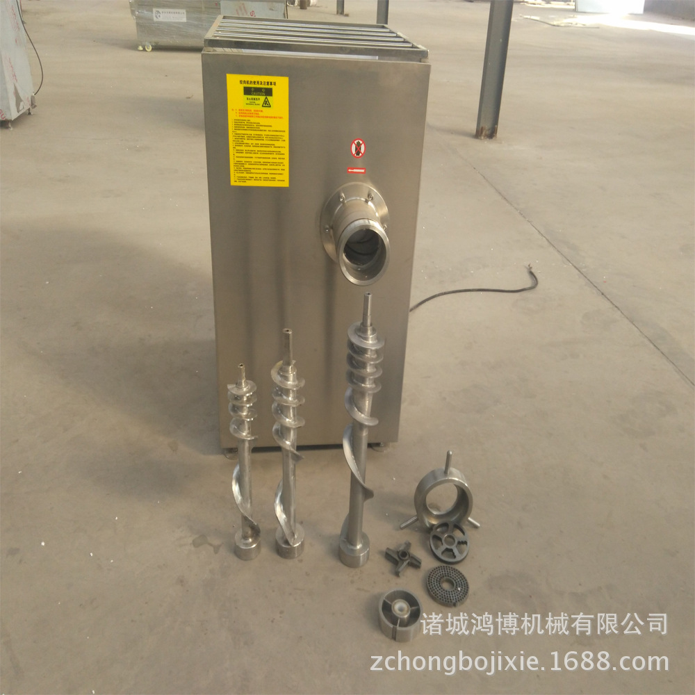 大型商用肉類絞肉機 全自動不銹鋼絞肉機 易清洗 食品級材質(zhì)