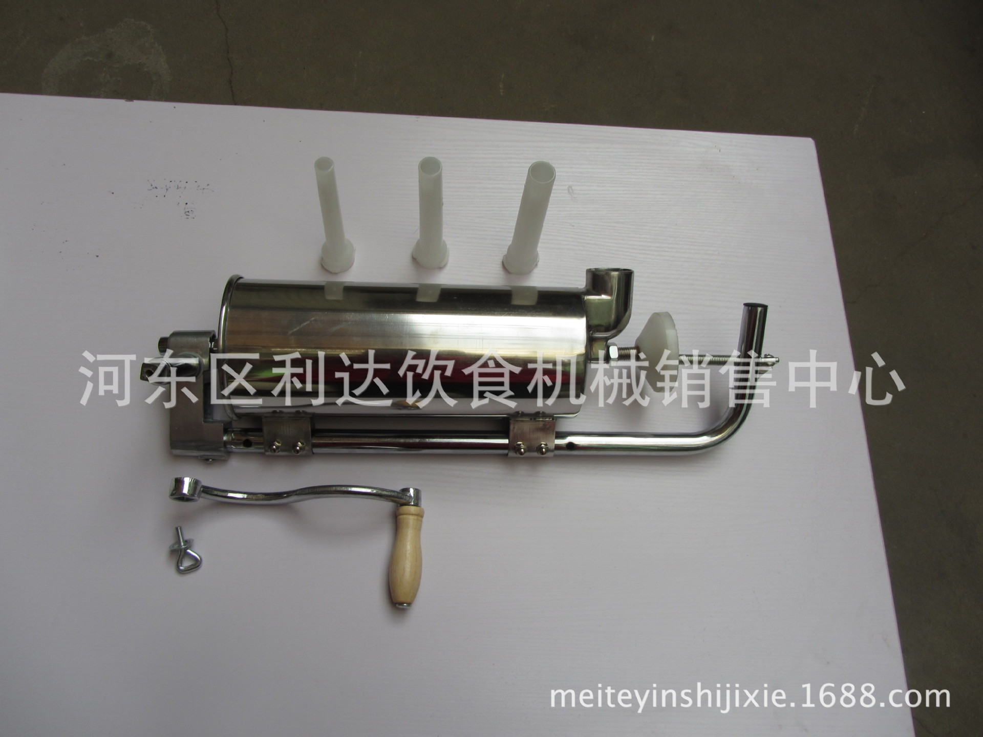 代發家用灌腸機立式不銹鋼灌腸機 商用手動灌香腸機器 手搖臘腸機