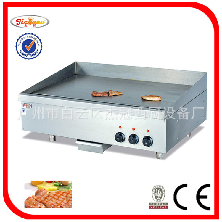 供應(yīng)杰冠EG-36加厚電平扒爐4頭溫控扒爐商用手抓餅機(jī)日式鐵板燒機(jī)