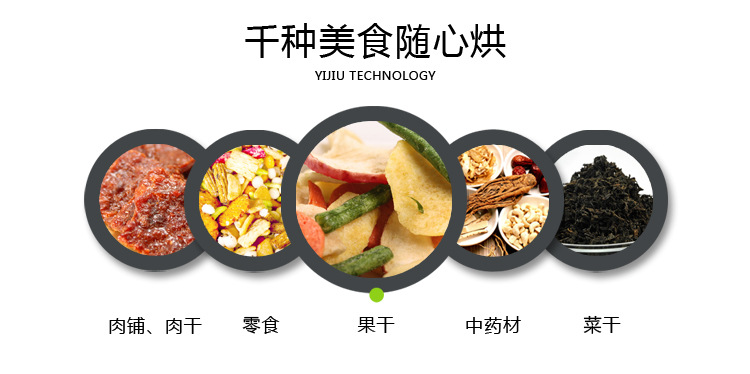 家商用不銹鋼干果機(jī)水果蔬菜脫水風(fēng)干藥材寵物食品食物定時烘干機(jī)