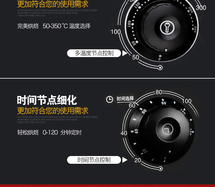 商用披薩烘焙烤箱雙熱風(fēng)循環(huán)爐面包電烘烤箱爐烘蛋糕蛋撻披薩烤箱