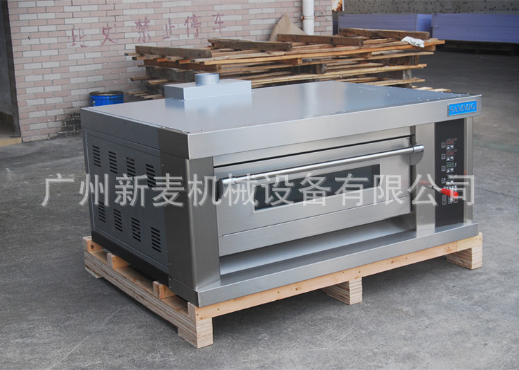 廠家供應(yīng)廣州新麥一層三盤(pán)商用電烤箱 烘烤蛋糕面包披薩蛋撻