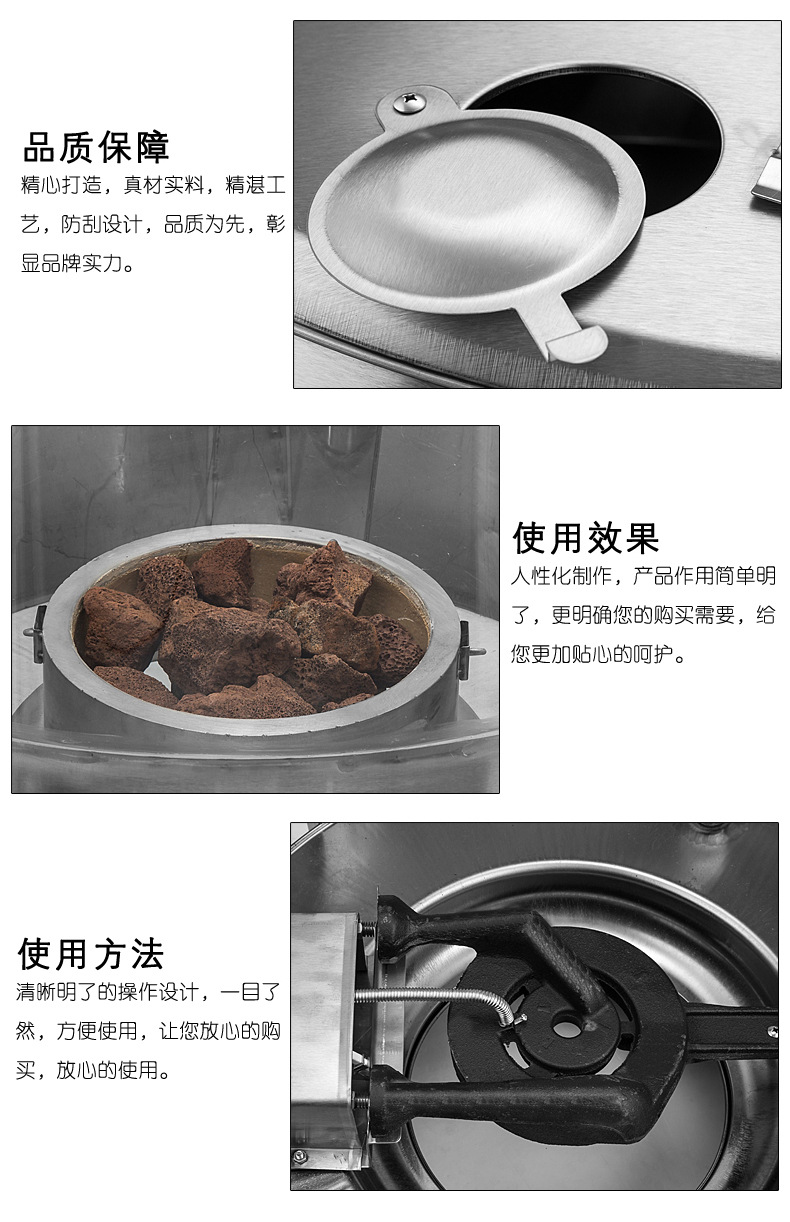 燃?xì)饽咎績(jī)捎每绝啝t 不銹鋼烤鴨爐 木炭式商用大型圓桶燒雞乳鴿