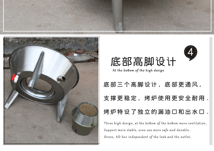 世廚90cm雙層木炭型烤鴨爐商用不銹鋼燒豬燒鵝烤羊排羊腿吊爐批發