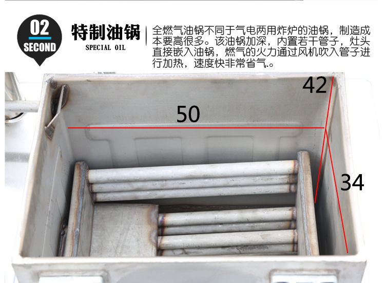 福家寶588商用京式燃?xì)獗绝啝t炸鴨爐炸雞茶油鴨饞嘴鴨蒸香鴨機(jī)
