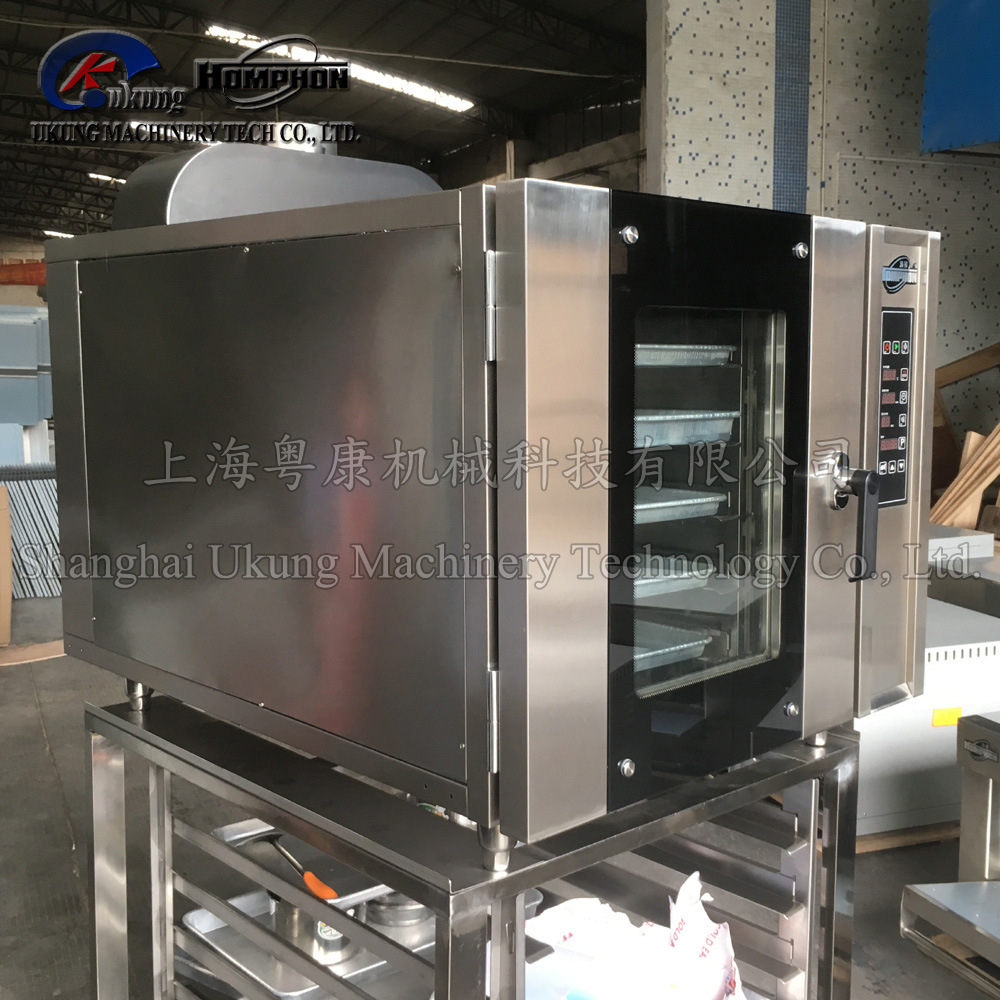 豪華5層熱風循環商用面包烤箱，熱風循環系統受熱均勻