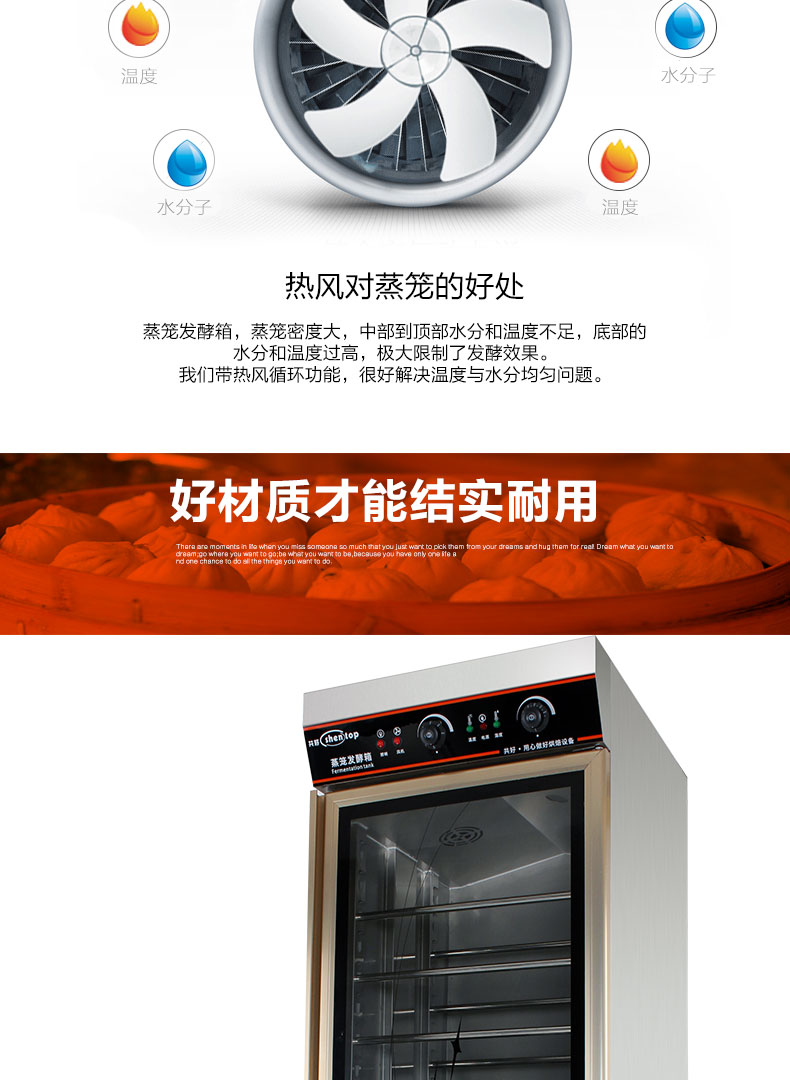 共好 蒸籠醒發箱 商用饅頭面包發酵箱 10盤包子