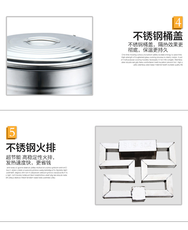 供應(yīng)不銹鋼雙層保溫節(jié)能煮面爐電熱燃?xì)舛喙δ苤竺嫱奥槔睜C湯面桶