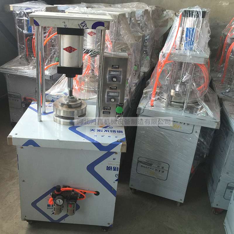 春餅機 優(yōu)質(zhì)圓形單餅機小型烤鴨餅機全自動烙餅機 商用機械烙餅機