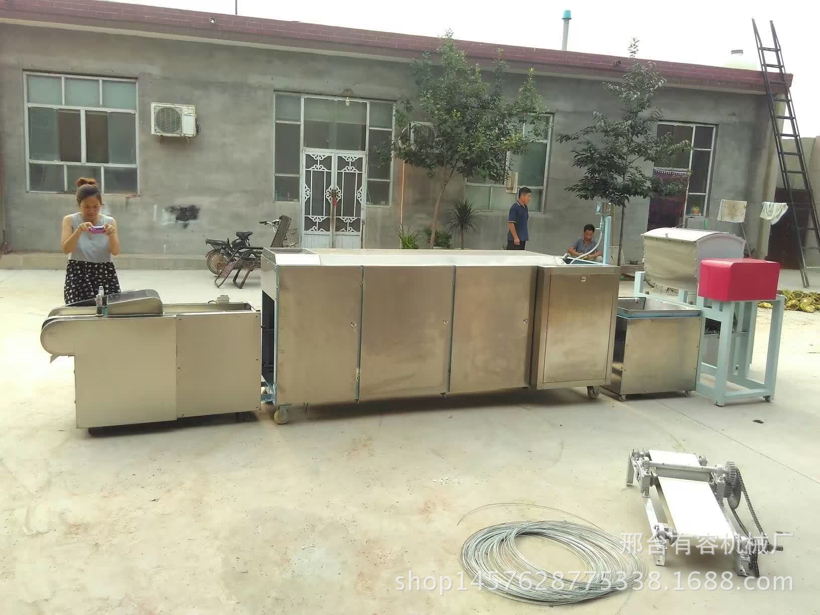 Yr-780型自動(dòng)上料流水線烙餅機(jī) 自動(dòng)控溫烙餅機(jī) 商用流水線烙餅機(jī)