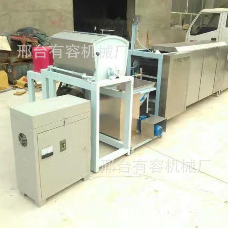 Yr-780型自動(dòng)上料流水線烙餅機(jī) 自動(dòng)控溫烙餅機(jī) 商用流水線烙餅機(jī)