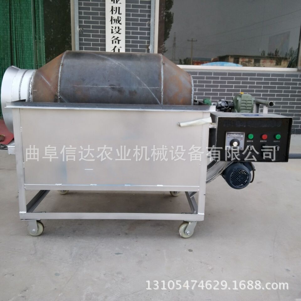 信達(dá)全自動(dòng)炒花生機(jī) 炒栗子機(jī) 廠家直營(yíng)商用炒板栗機(jī)