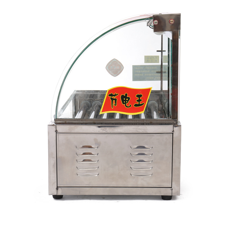 烤腸機(jī) 商用電熱7管烤香腸機(jī)不銹鋼熱狗機(jī)全自動(dòng) 臺(tái)灣烤腸機(jī)