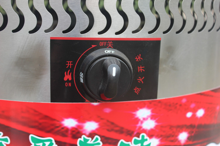 商用燃?xì)庑突鹕绞灸c機 臺灣熱狗烤爐 黑色石頭烤香腸爐煤氣型