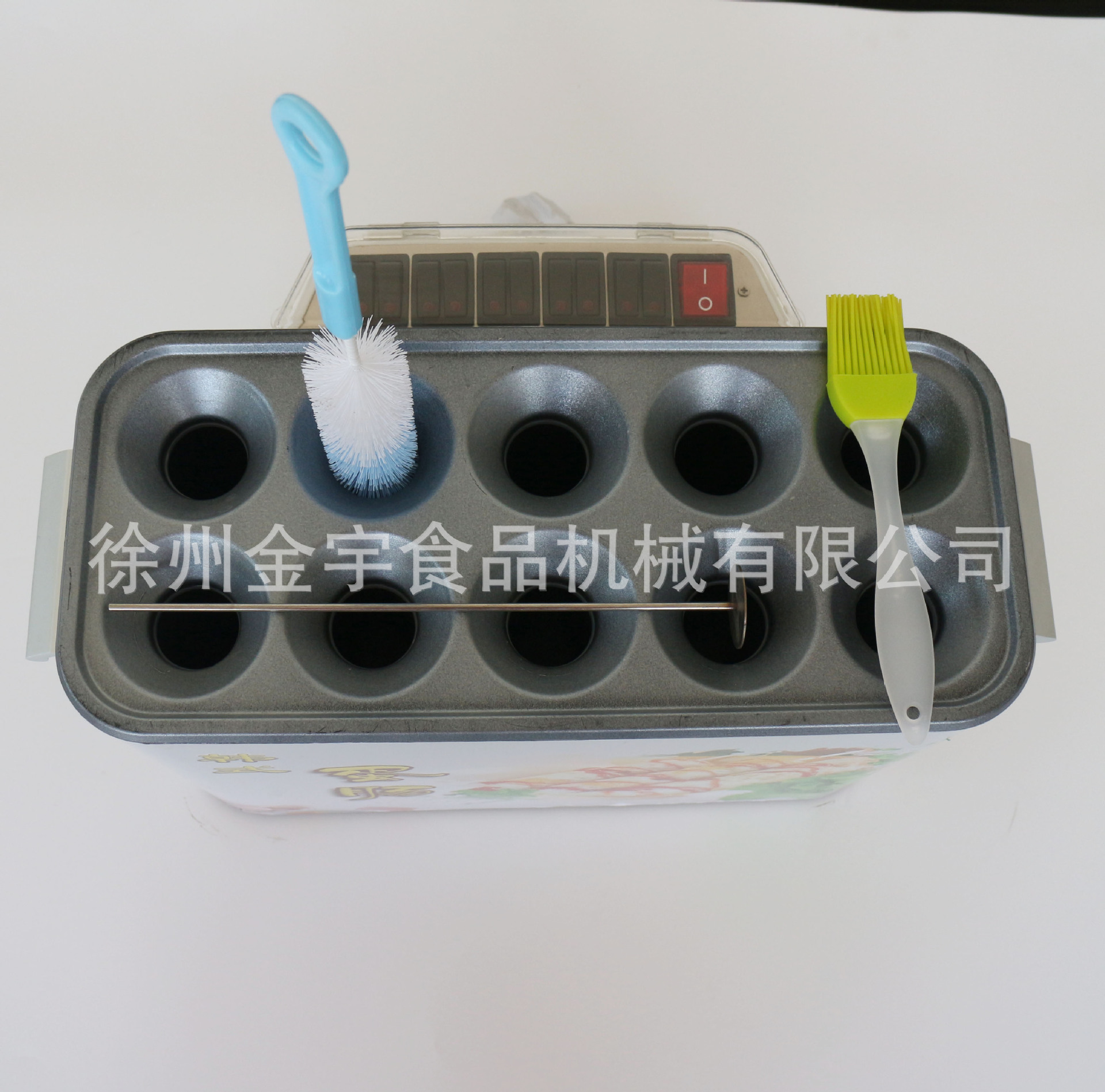 新款商用韓式電熱雞蛋火腿 蛋包腸燃氣控溫烤腸機