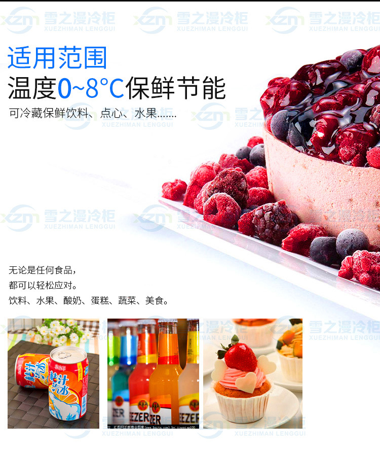 冰箱展示柜 冷藏立式商用冰柜 保鮮便利店超市大冷柜四門(mén)飲料雪柜