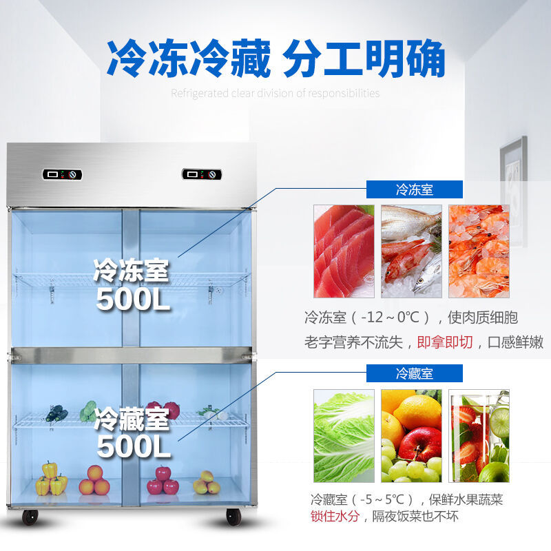 德瑪仕冷藏柜立式四門(mén)冰柜商用 展示柜 KCD1.0L4立式四門(mén)全冷凍