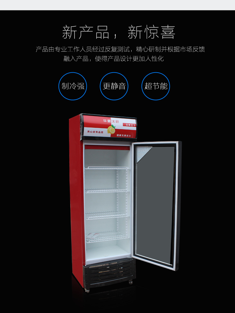 商用單門(mén)雙門(mén)三門(mén)飲料啤酒柜冷藏保鮮柜展示柜立式冰柜