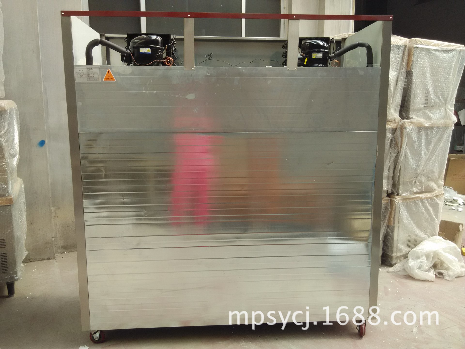 廠家直銷冷柜雙機(jī)雙溫冷柜不銹鋼立式六門冰柜商用廚房冷柜