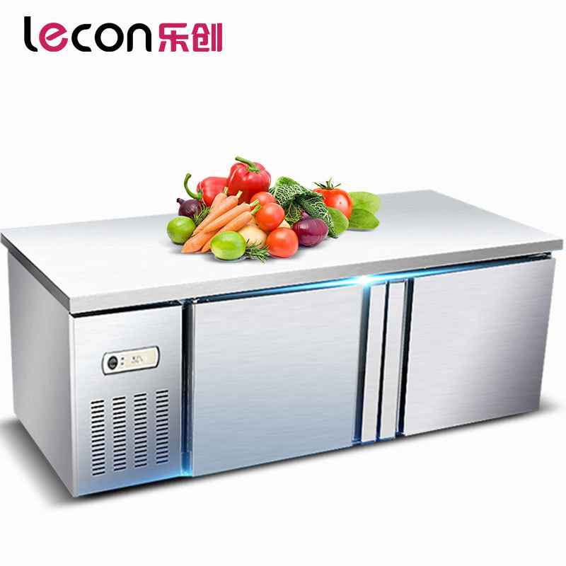 樂創(chuàng) 冷藏工作臺(tái)商用冰箱保鮮廚房奶茶店平冷操作臺(tái) 工作臺(tái)冰柜