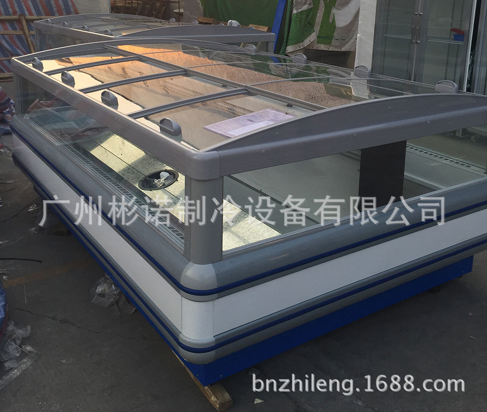BND-25F分體機(jī)商用島柜 超市商場冷凍島柜展示柜 冰柜臥式商用