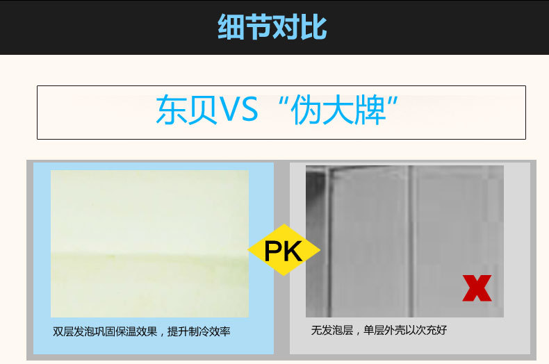 東貝制冰機(jī)商用厚度可調(diào)ZFH46方形產(chǎn)冰機(jī) 奶茶店48KG商用制冰機(jī)