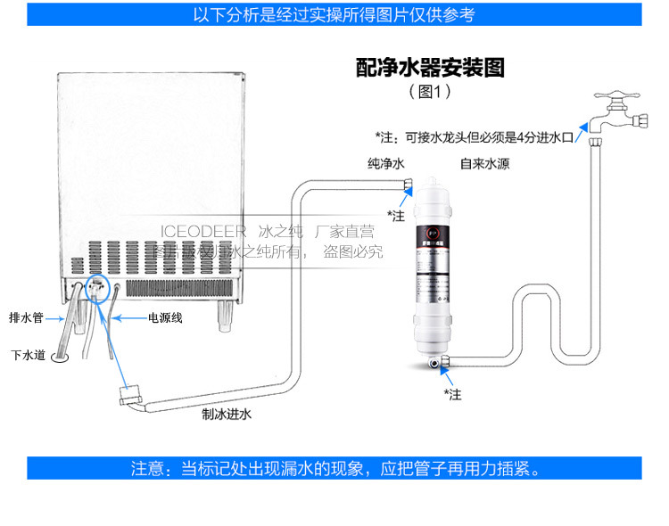 冰之純制冰機(jī) 家用制冰機(jī) 小型商用制冰機(jī) 奶茶店制冰機(jī)日產(chǎn)100KG