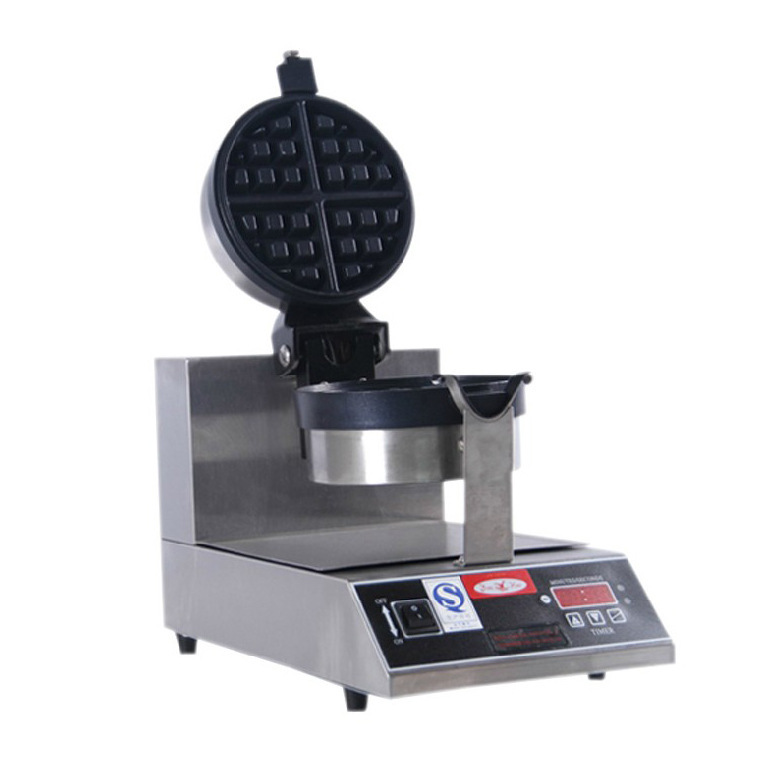 佳斯特JUSTA UWB-03商用旋轉(zhuǎn)式華夫爐 漫咖啡連鎖專用松餅機(jī)