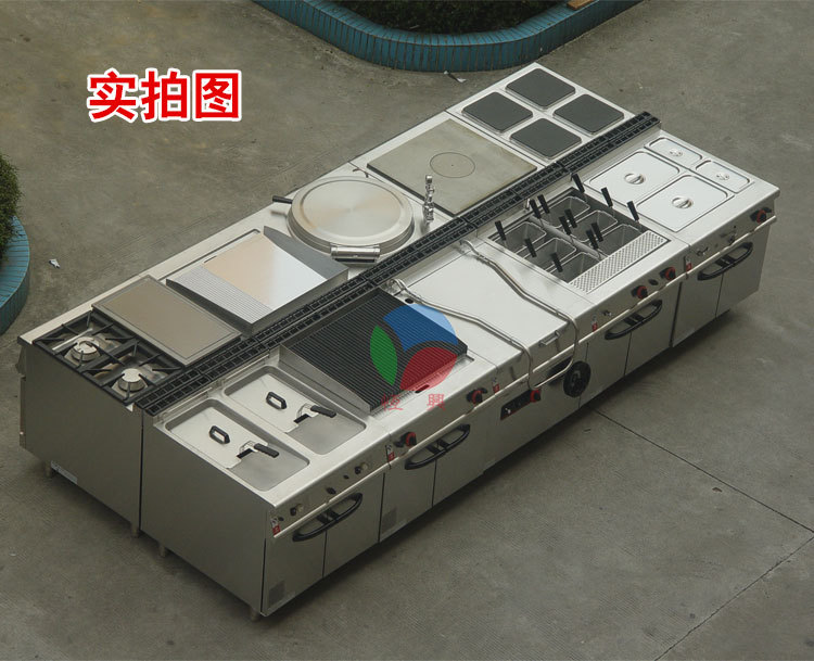 商用煲仔爐組合爐西餐廳設(shè)備配套四頭六頭連焗爐煲仔爐廠直銷
