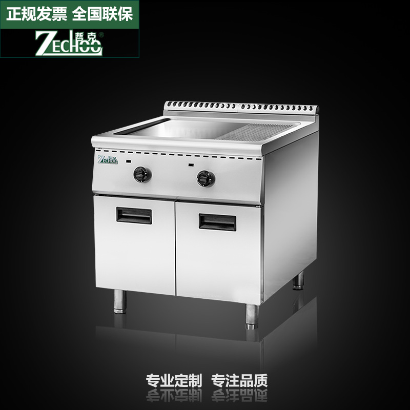 哲克ZCDP商用電扒爐 電熱平扒爐鐵板燒機(jī)臺式設(shè)備手抓餅機(jī)器