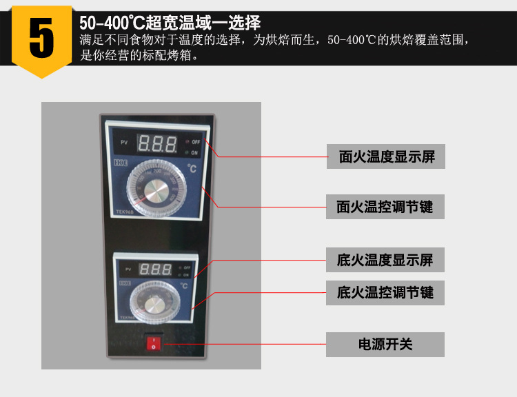 臺(tái)式SGP-2-4商用烤箱 雙層大烘爐設(shè)備燃?xì)獗人_烤爐 二層披薩烤箱