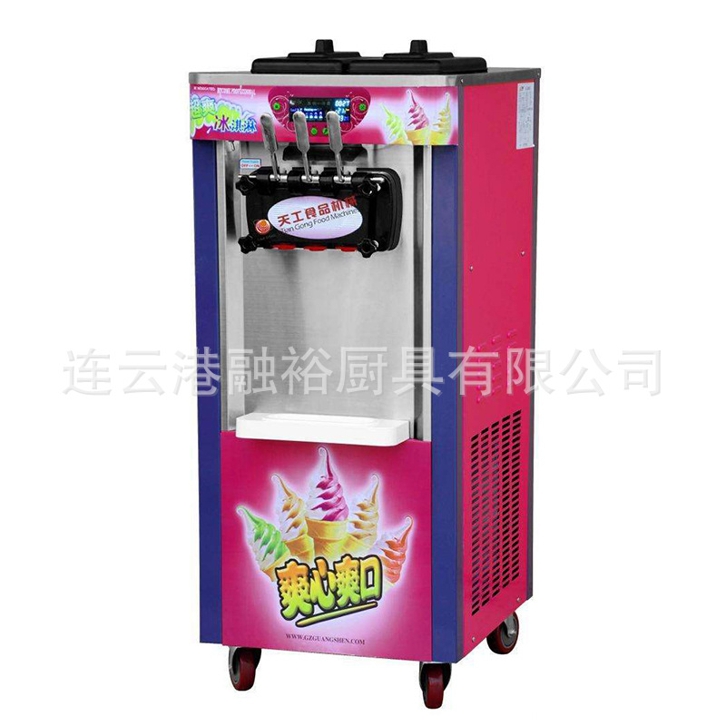 大量銷售 商用冰淇淋機(jī) 臺(tái)式冰激凌機(jī) 小型硬質(zhì)冰激凌凝凍機(jī)