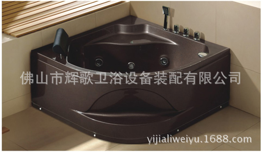 佛山輝歌衛(wèi)浴高檔亞克力浴缸酒店工程專用沖浪按摩浴缸直銷