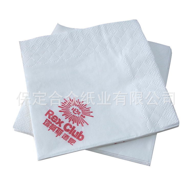 廠家批發(fā)供應(yīng)一次性廣告餐巾紙酒店紙巾印刷定制logo餐紙巾