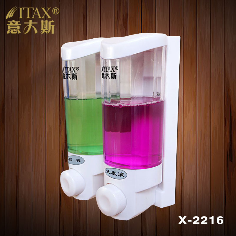 酒店單頭透明塑料手動(dòng)皂液器壁掛式洗手液給液器