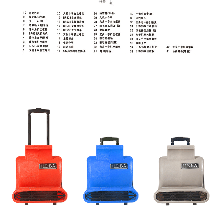 潔霸BF535地面地毯強(qiáng)力吹干機(jī)酒店衛(wèi)生間地面賓館商場吹風(fēng)機(jī)