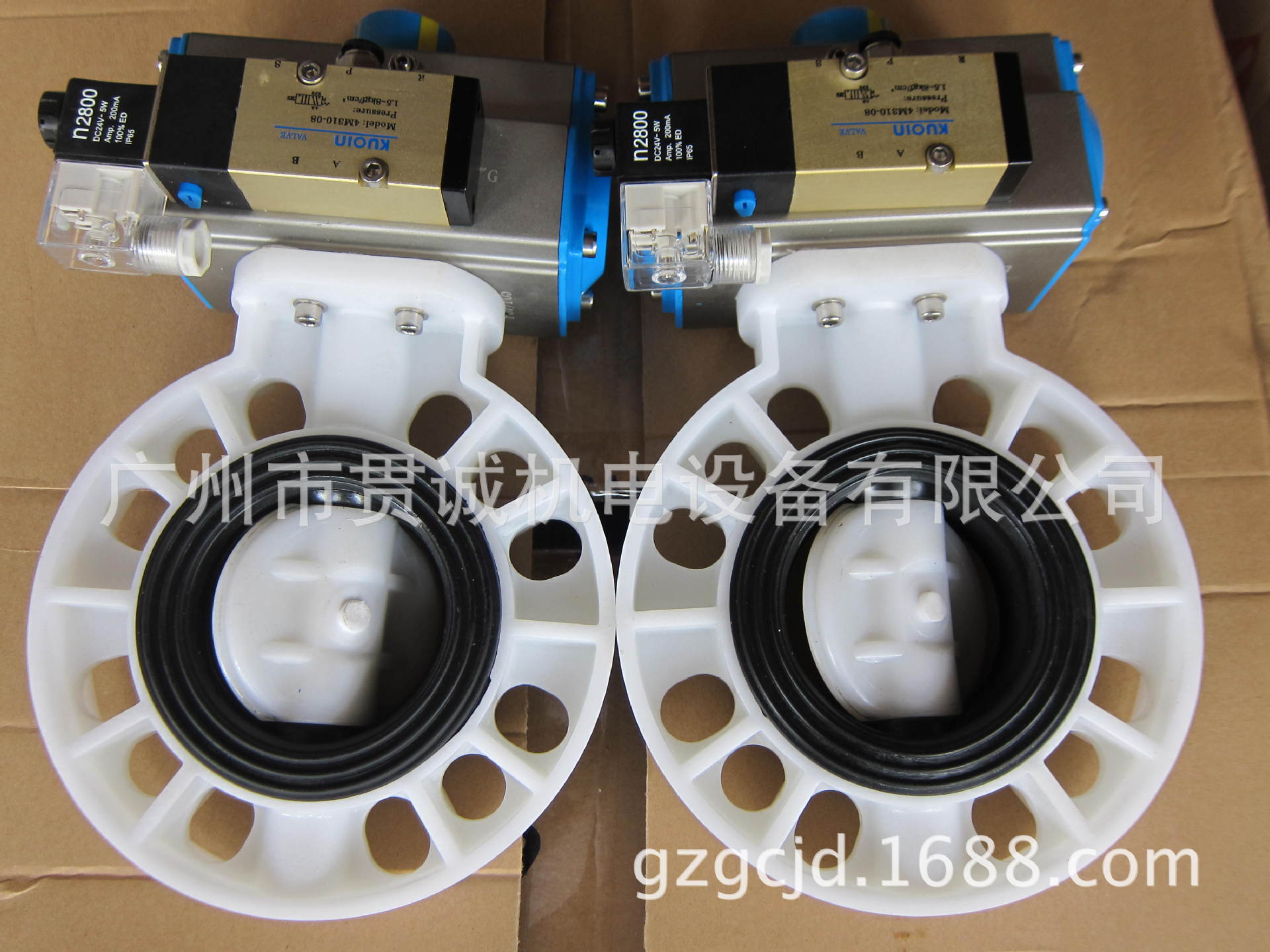 專業(yè)經(jīng)營能耐高溫，強(qiáng)酸強(qiáng)堿的工業(yè)化工用的氣動PP蝶閥