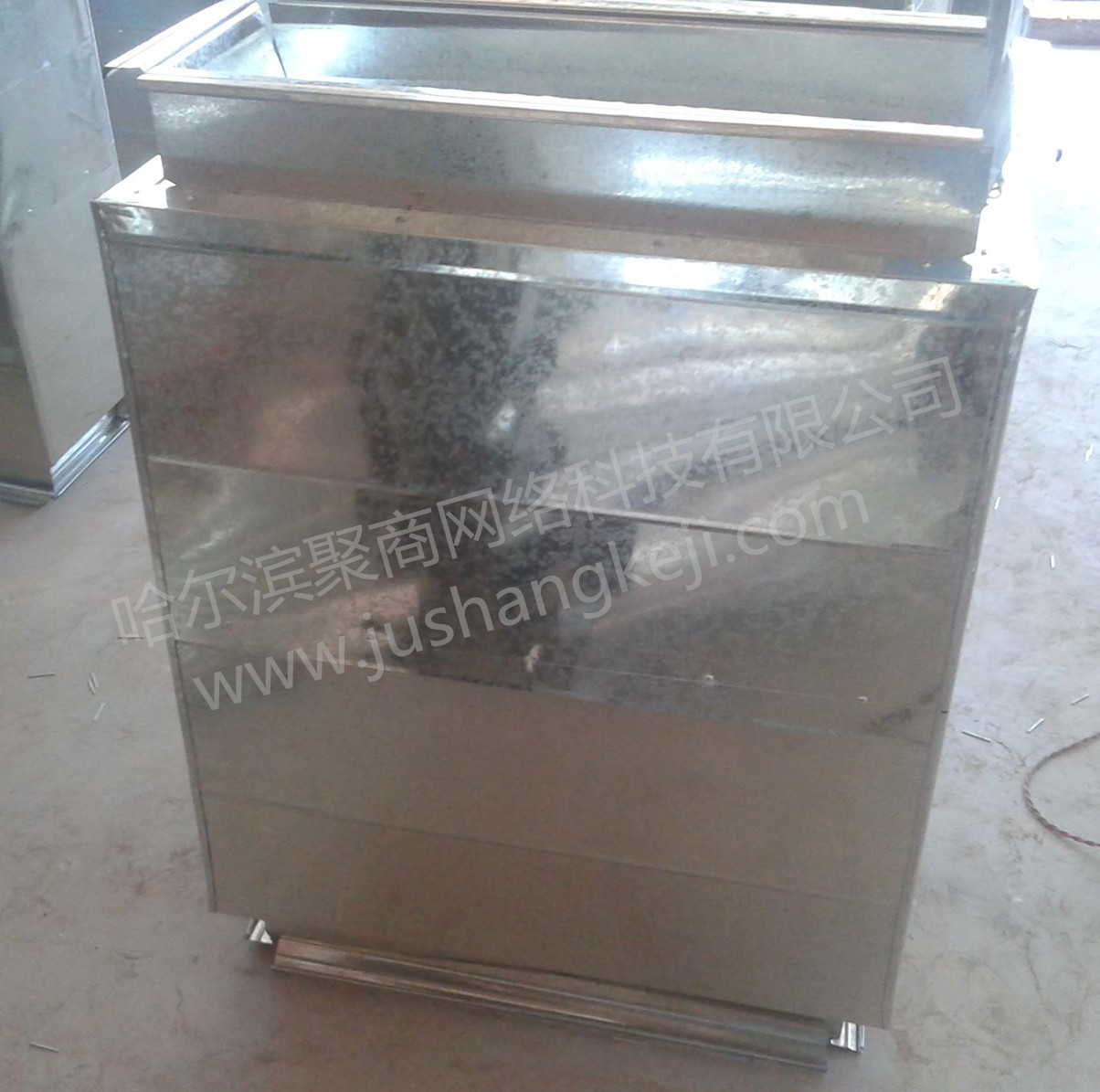 廠家直銷阻抗消聲器靜壓箱孔板消聲器復合式消聲器通風管道消聲器