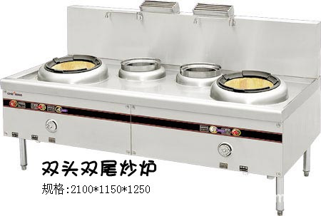 廠家供應(yīng)商用不銹鋼單頭單尾炒爐 單頭小炒爐 有燃?xì)獾?酒店灶臺