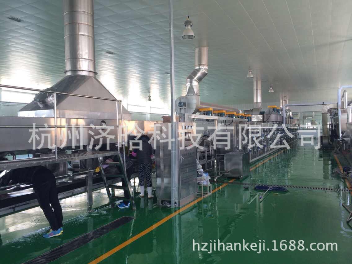 大型熱風(fēng)消毒庫,雙排鏈炊燜飯主機(jī),聯(lián)合自動(dòng)米飯炊飯生產(chǎn)線設(shè)備