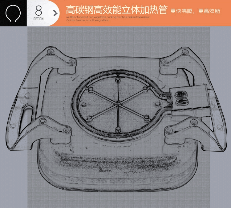 韓式多功能方鍋 四方鍋 電熱鍋 紅雙喜電火鍋 會銷禮品批發(fā)跑江湖